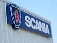 Scania Tabelası Yakın Çekim