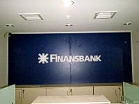 Finansbank Şubeleri - İç Mekan Duvar Logoları