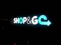 Shop&Go Tabelası Gece Görünüm